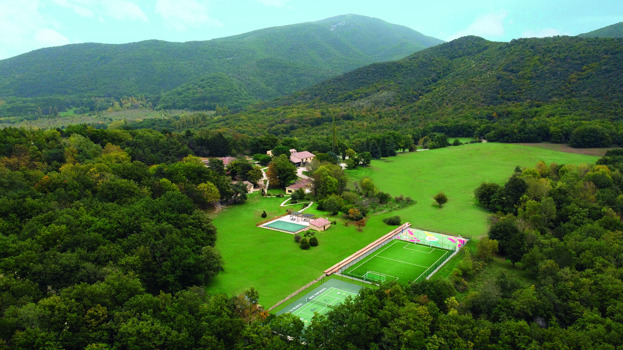 Panorama du domaine de Chabotte 