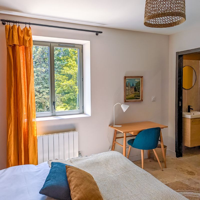 Chambre  individuelle de la Ferme au Domaine de Chabotte